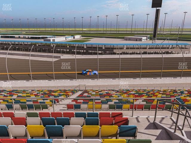 Daytona International Speedway - Section Back 164 Seat View