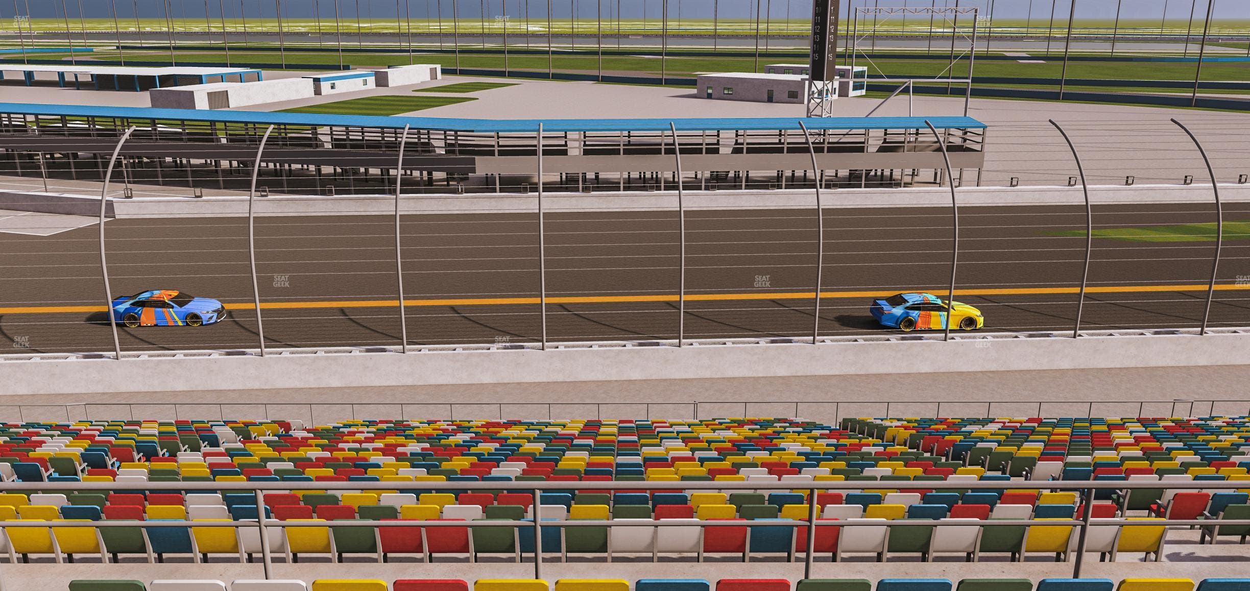 Daytona International Speedway - Section Back 165 Seat View