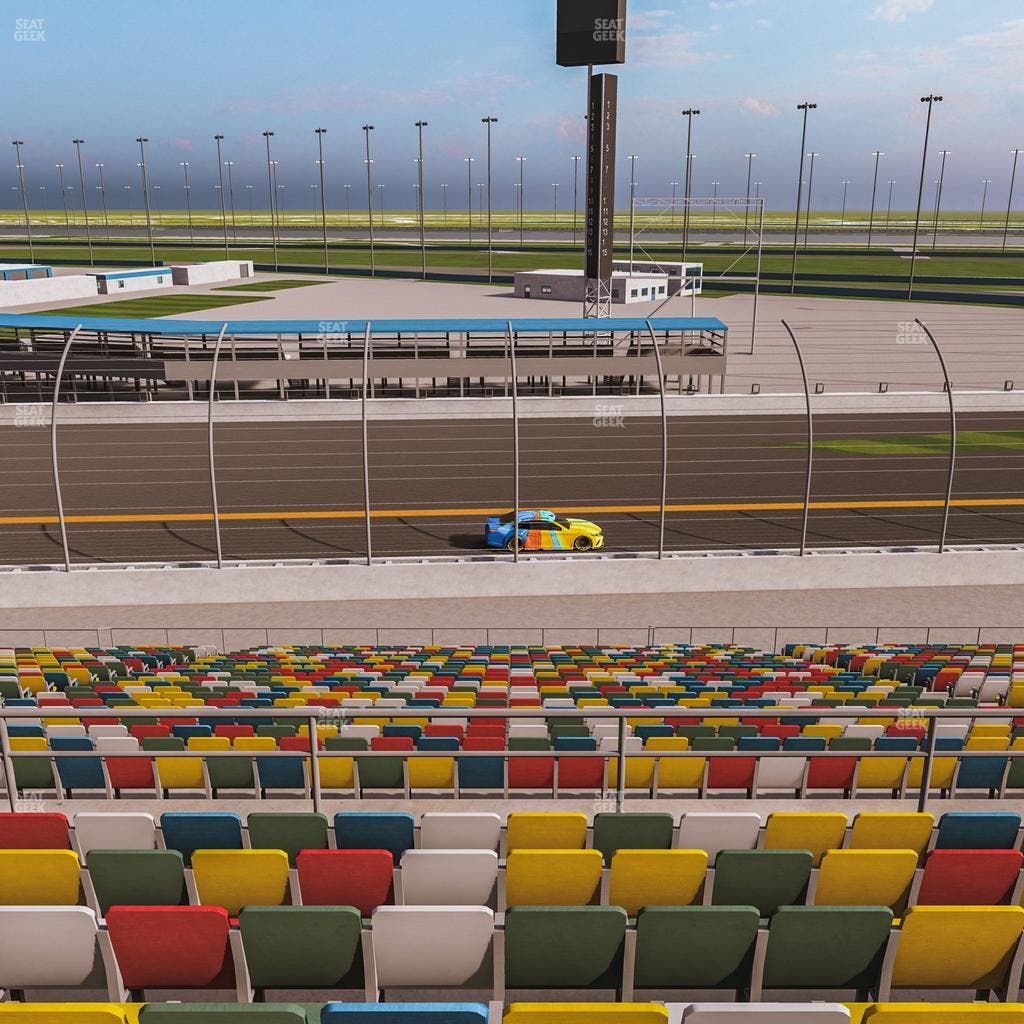 Daytona International Speedway - Section Back 166 Seat View