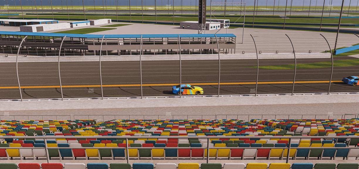 Daytona International Speedway - Section Back 166 Seat View