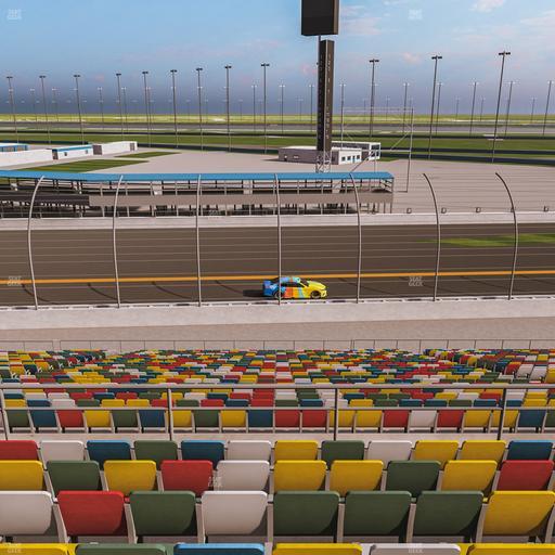Daytona International Speedway - Section Back 166 Seat View