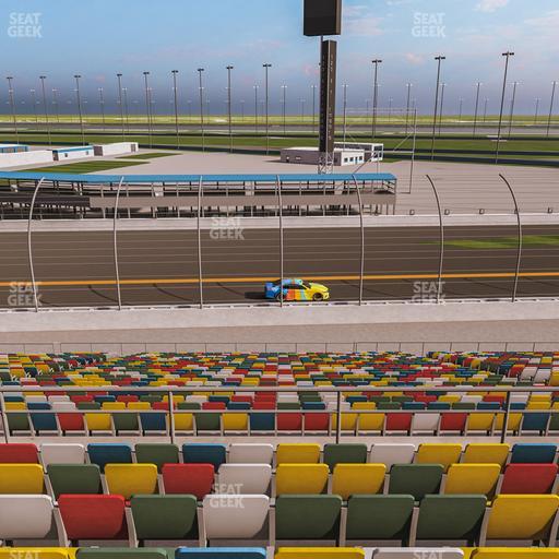 Daytona International Speedway - Section Back 166 Seat View