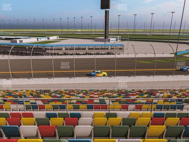Daytona International Speedway - Section Back 166 Seat View