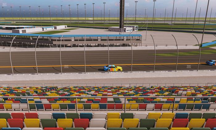 Daytona International Speedway - Section Back 166 Seat View