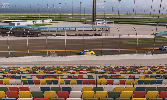 Daytona International Speedway - Section Back 166 Seat View