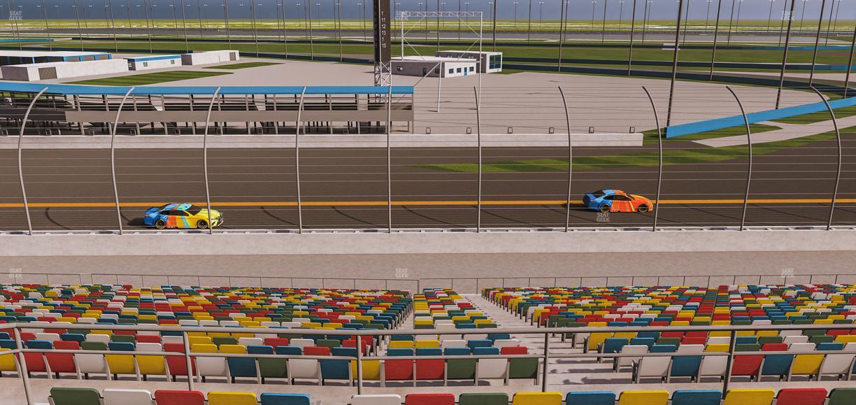 Daytona International Speedway - Section Back 167 Seat View