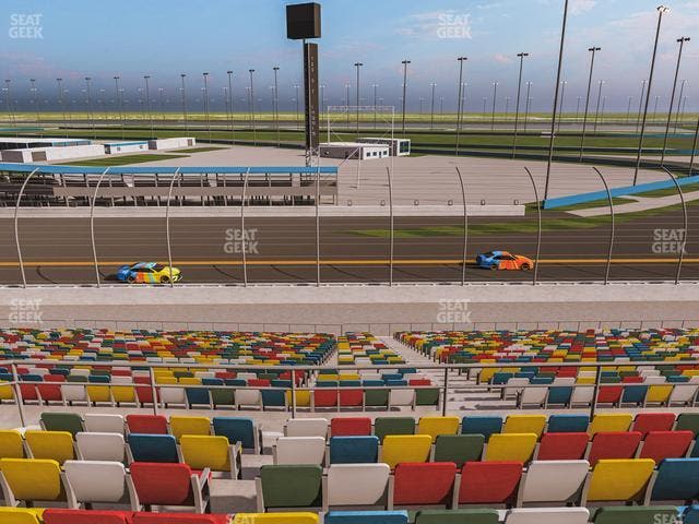 Daytona International Speedway - Section Back 167 Seat View