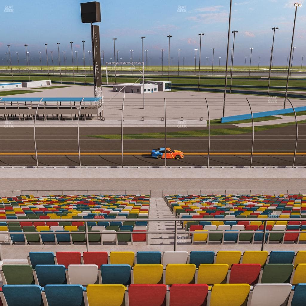 Daytona International Speedway - Section Back 168 Seat View