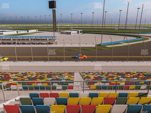 Daytona International Speedway - Section Back 168 Seat View