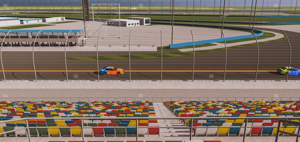 Daytona International Speedway - Section Back 169 Seat View