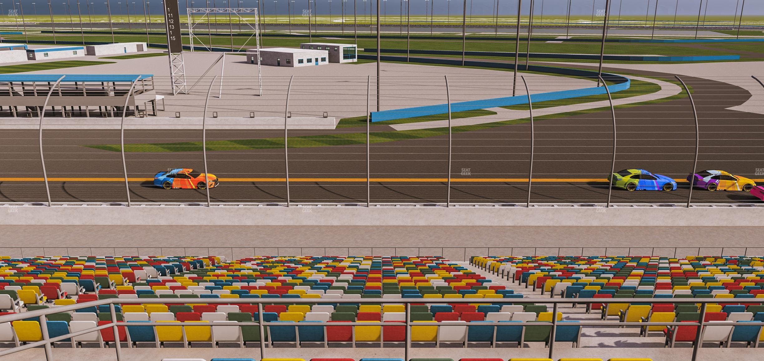 Daytona International Speedway - Section Back 170 Seat View