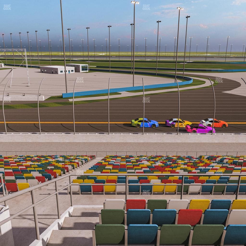 Daytona International Speedway - Section Back 172 Seat View