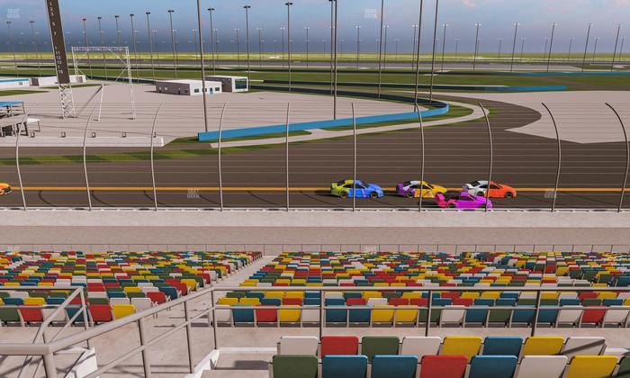 Daytona International Speedway - Section Back 172 Seat View