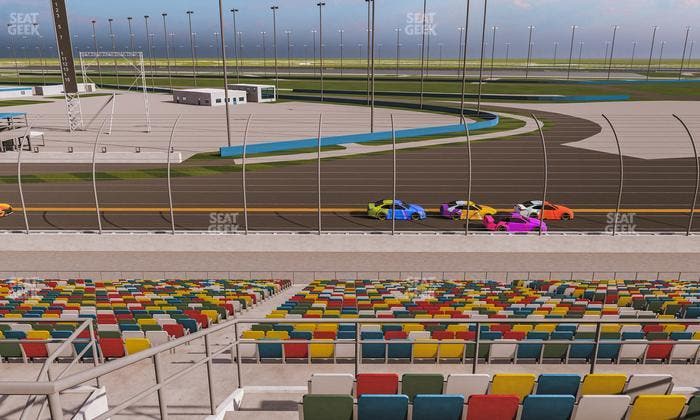 Daytona International Speedway - Section Back 172 Seat View