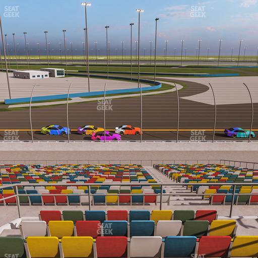 Daytona International Speedway - Section Back 173 Seat View