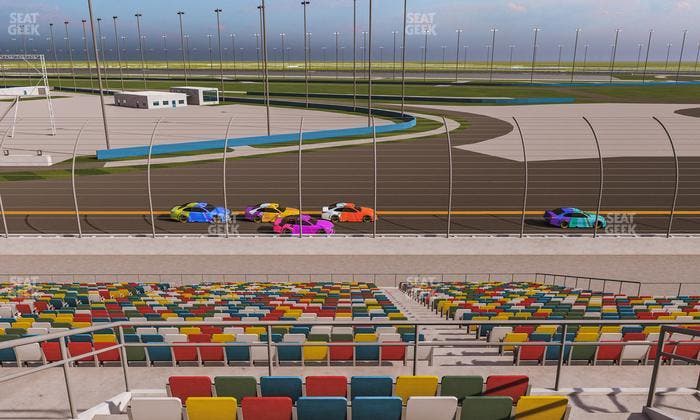 Daytona International Speedway - Section Back 173 Seat View