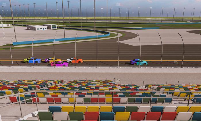 Daytona International Speedway - Section Back 174 Seat View