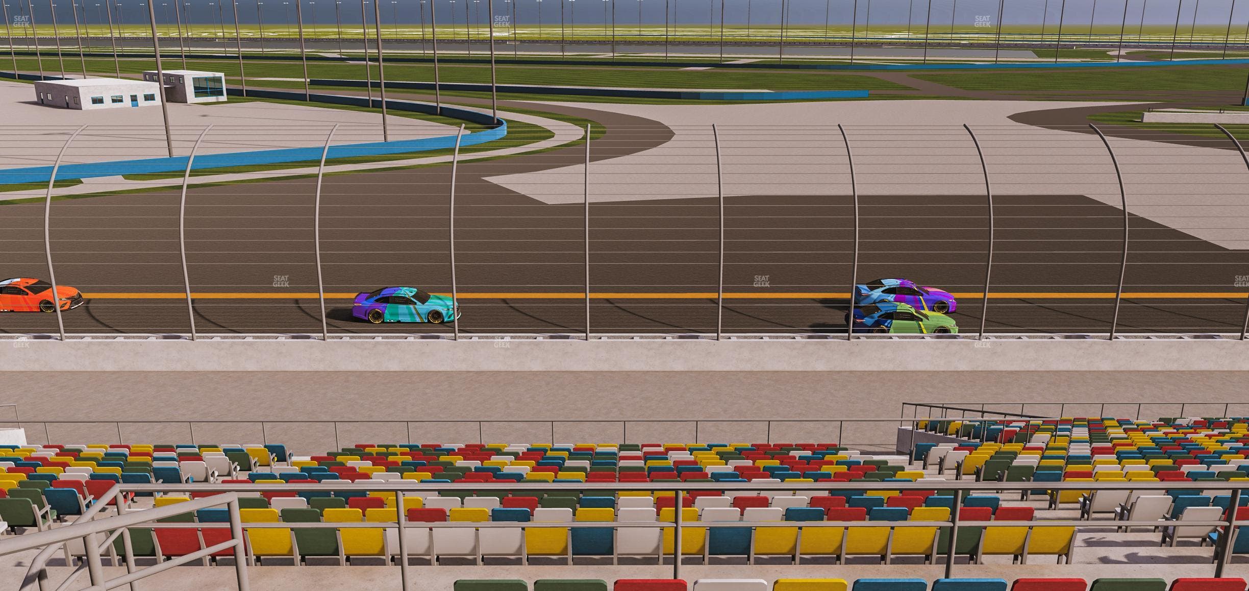 Daytona International Speedway - Section Back 176 Seat View
