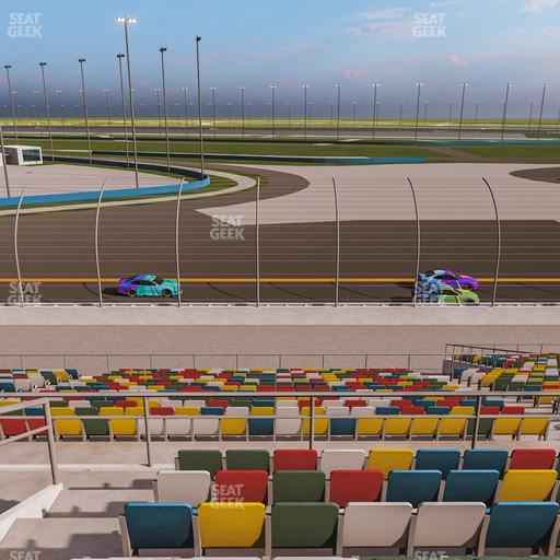 Daytona International Speedway - Section Back 176 Seat View