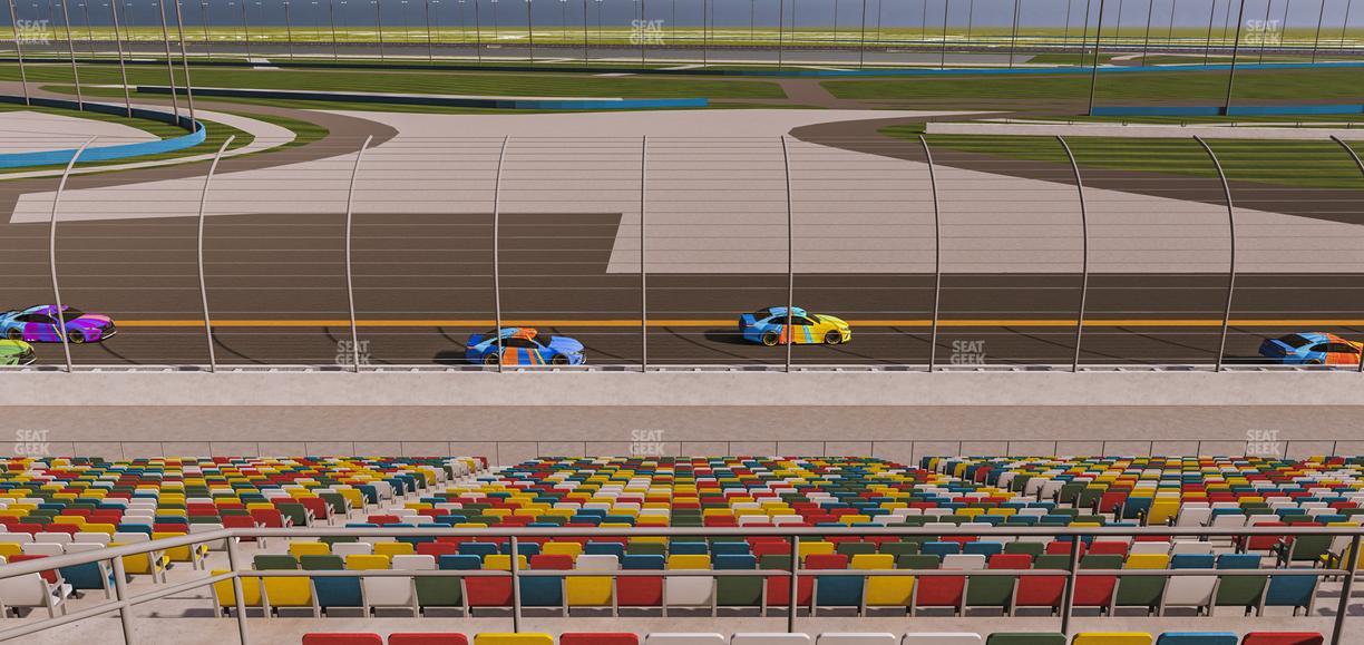 Daytona International Speedway - Section Back 180 Seat View