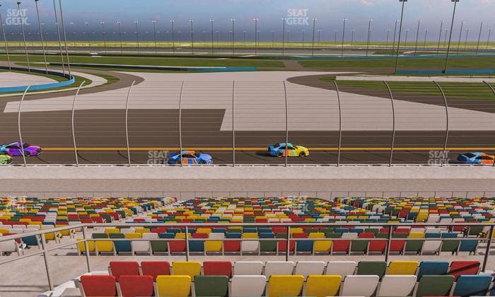 Daytona International Speedway - Section Back 180 Seat View