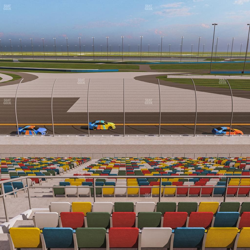 Daytona International Speedway - Section Back 181 Seat View