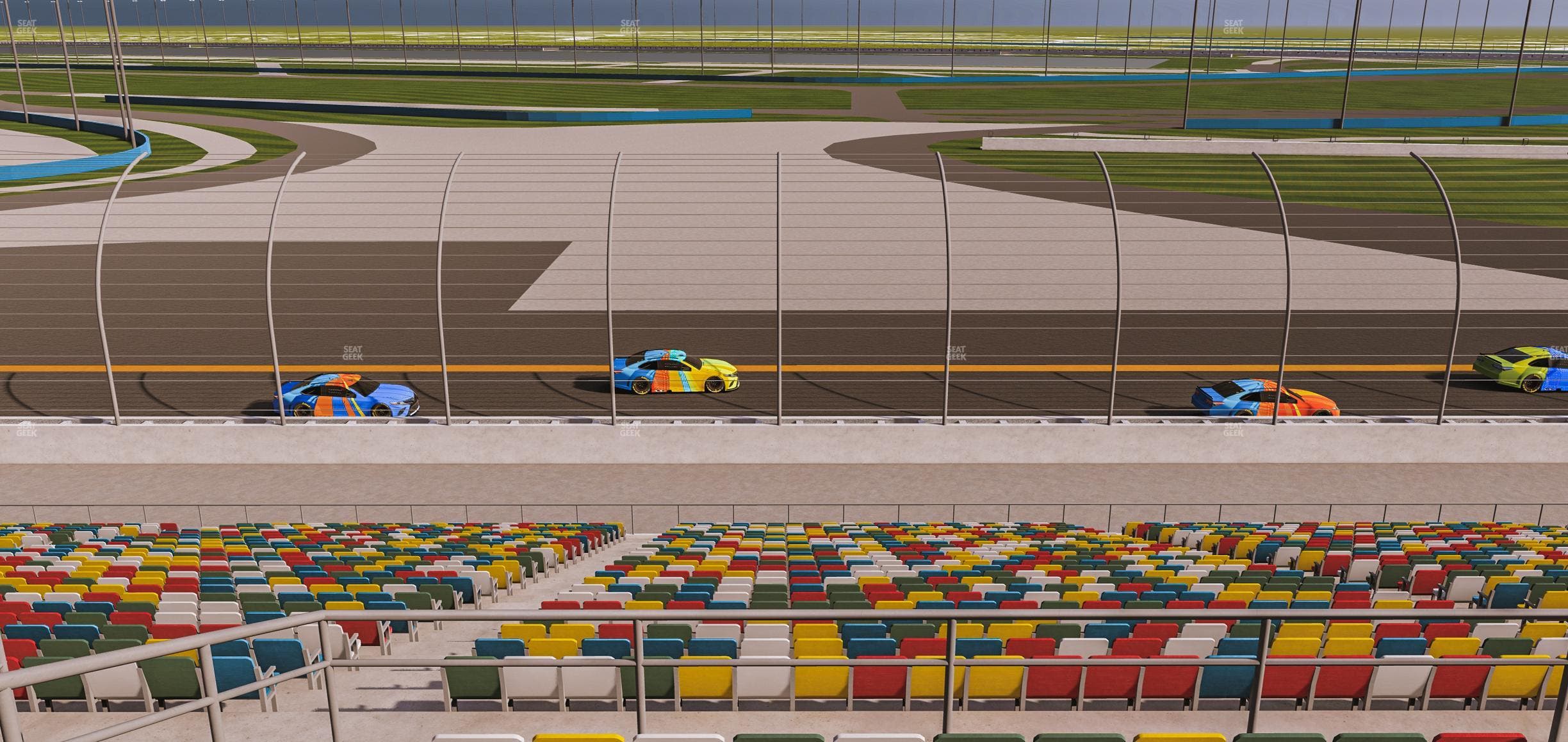 Daytona International Speedway - Section Back 181 Seat View