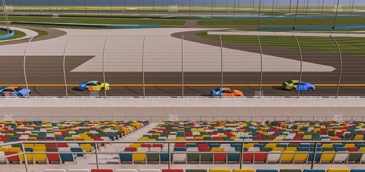 Daytona International Speedway - Section Back 182 Seat View