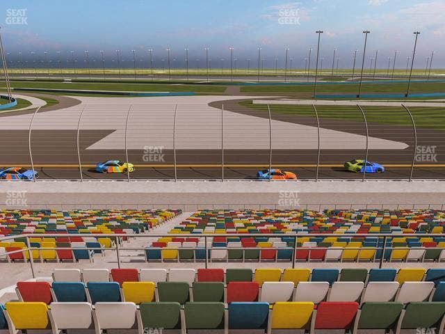 Daytona International Speedway - Section Back 182 Seat View