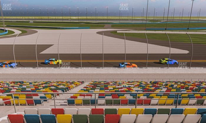 Daytona International Speedway - Section Back 182 Seat View