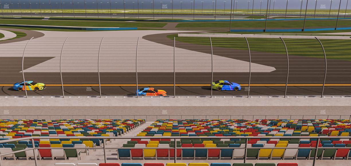 Daytona International Speedway - Section Back 183 Seat View