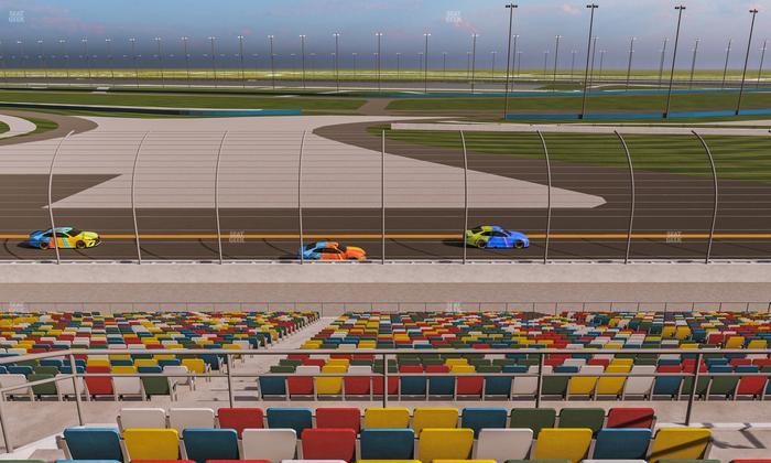 Daytona International Speedway - Section Back 183 Seat View