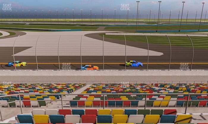 Daytona International Speedway - Section Back 183 Seat View