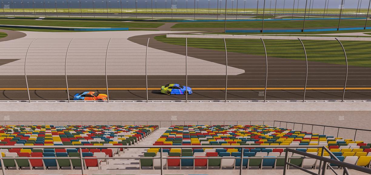 Daytona International Speedway - Section Back 184 Seat View