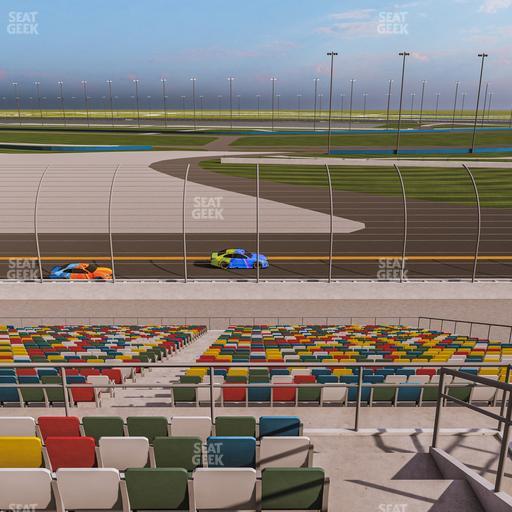 Daytona International Speedway - Section Back 184 Seat View