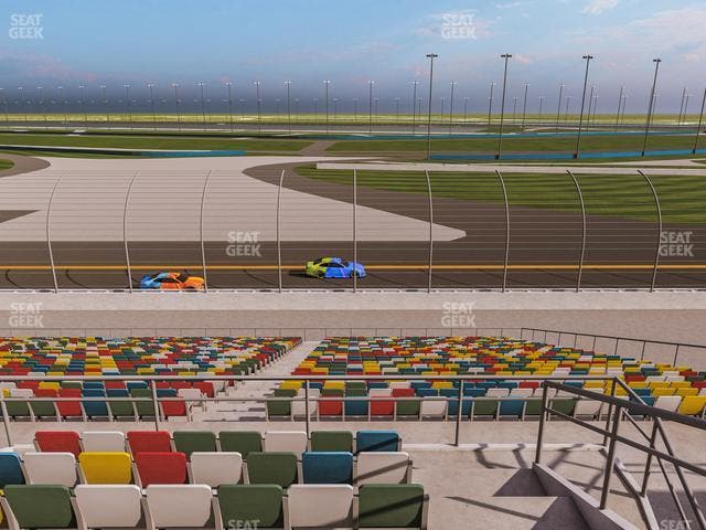 Daytona International Speedway - Section Back 184 Seat View
