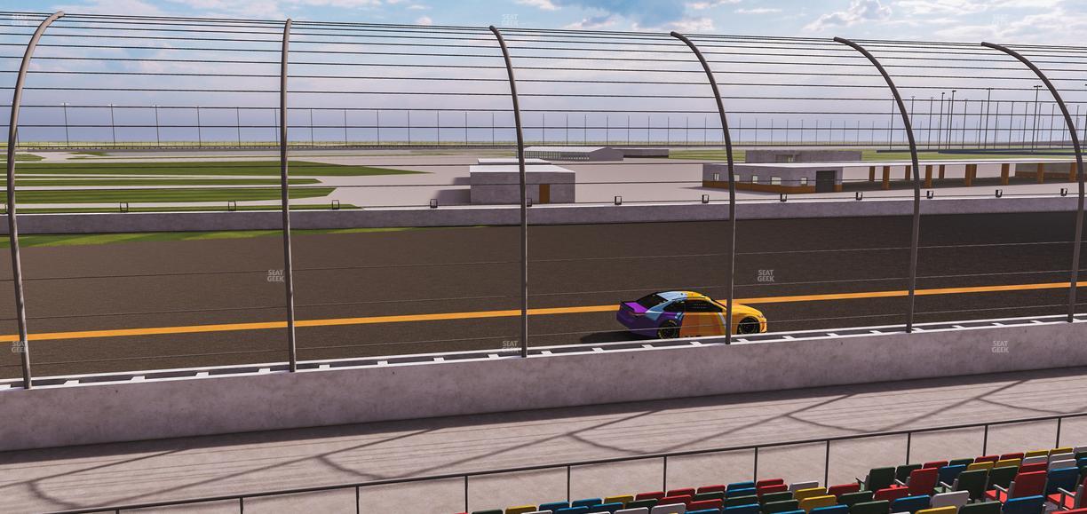 Daytona International Speedway - Section Front 108 Seat View
