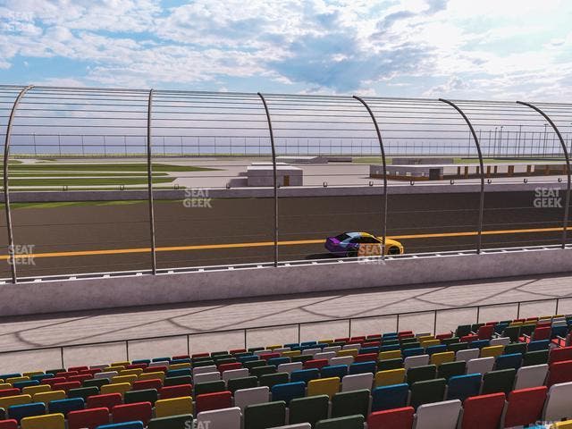 Daytona International Speedway - Section Front 108 Seat View