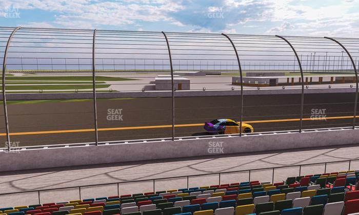 Daytona International Speedway - Section Front 108 Seat View