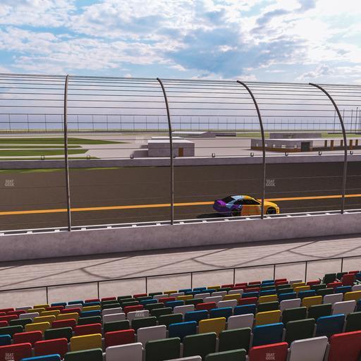 Daytona International Speedway - Section Front 108 Seat View