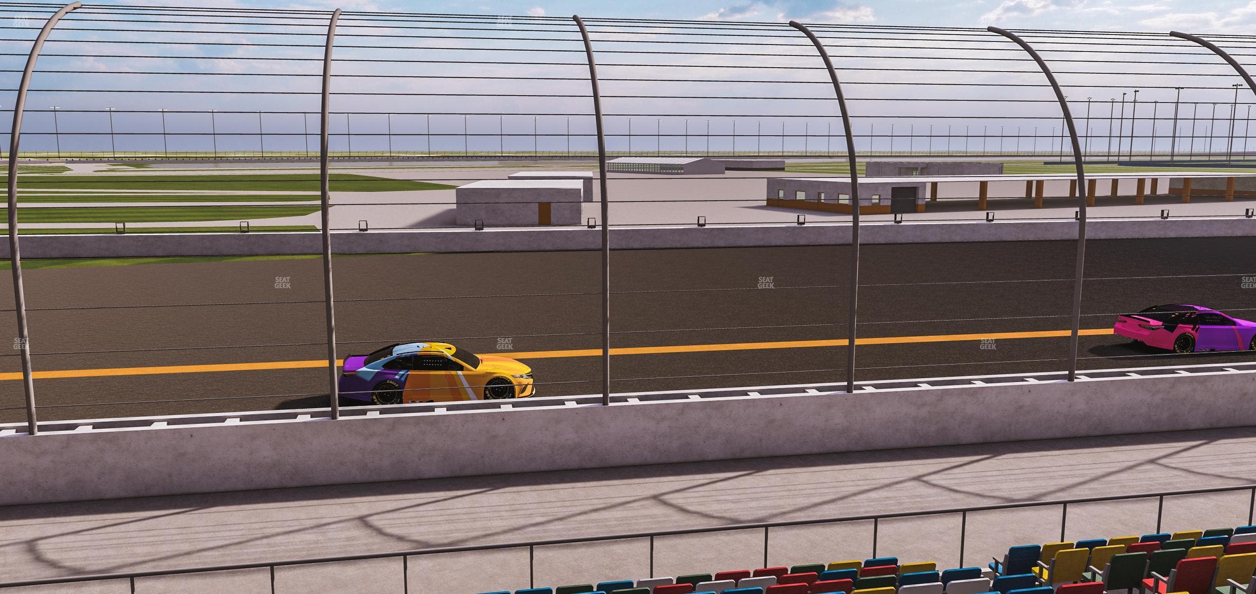 Daytona International Speedway - Section Front 109 Seat View