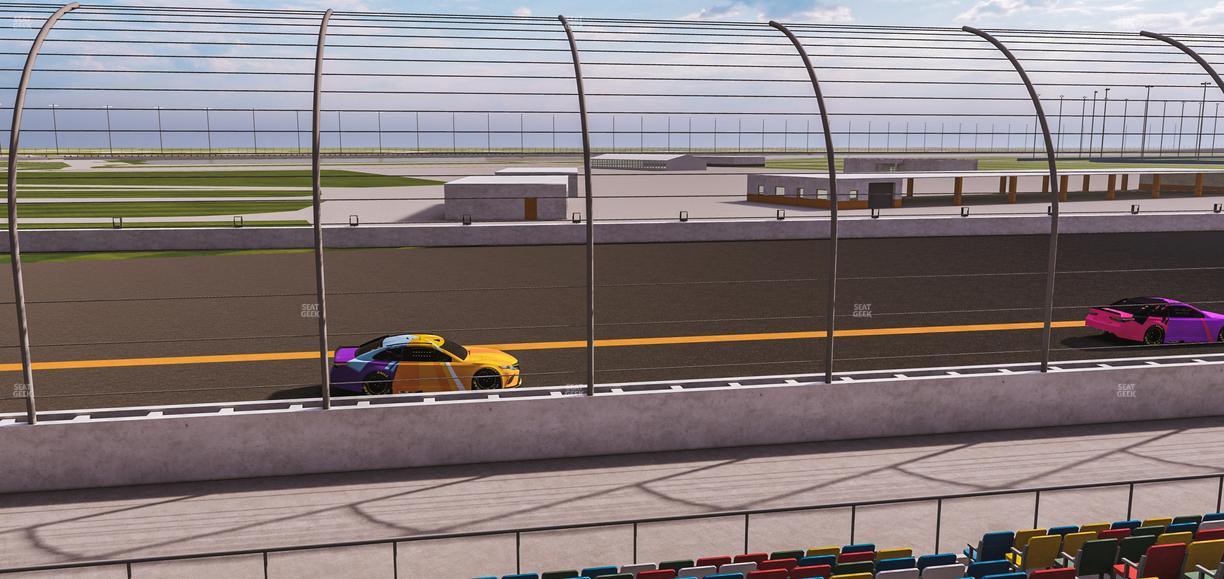 Daytona International Speedway - Section Front 109 Seat View
