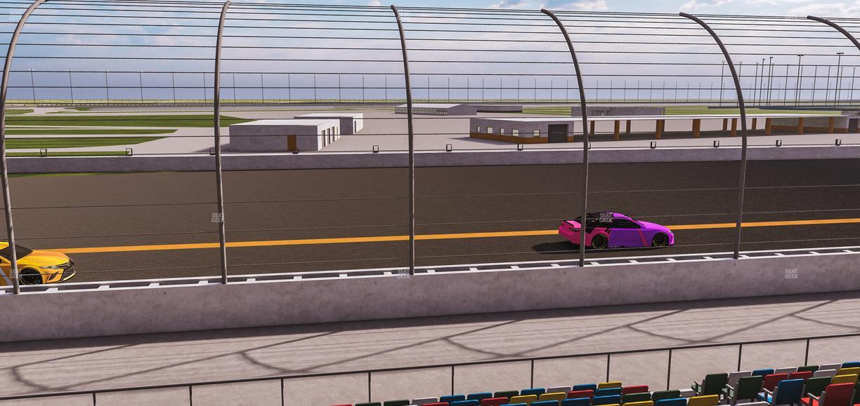 Daytona International Speedway - Section Front 110 Seat View
