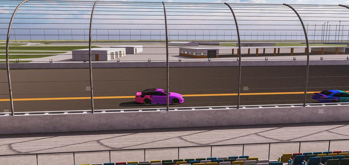 Daytona International Speedway - Section Front 111 Seat View