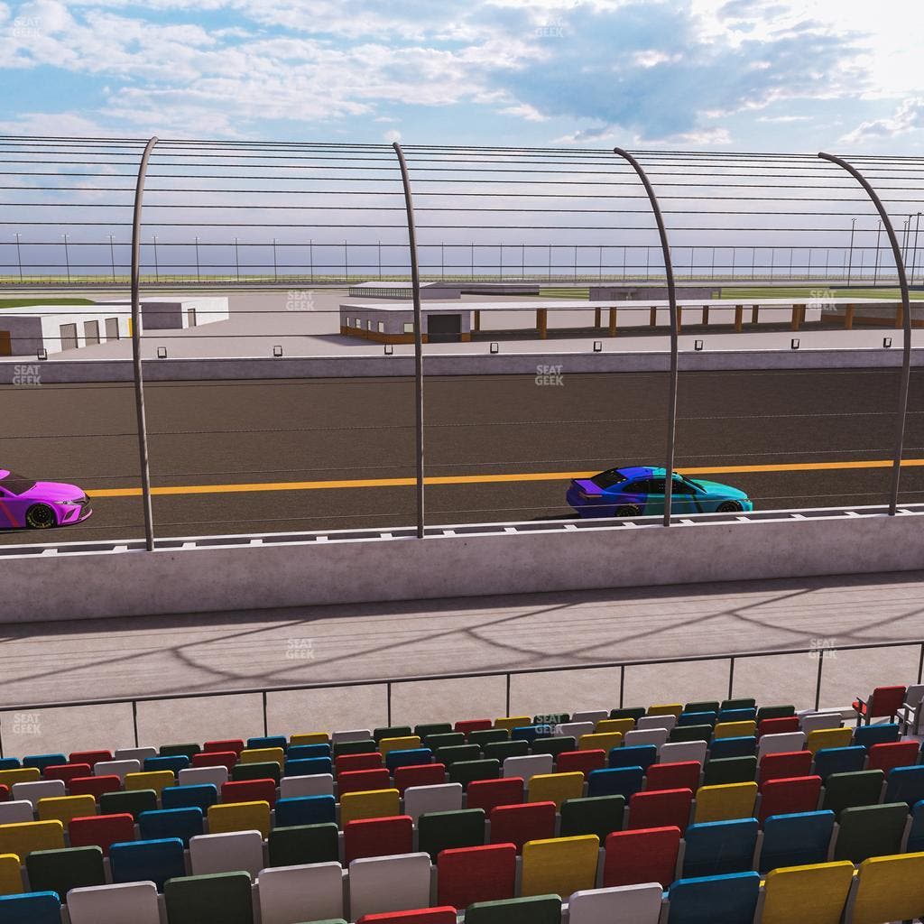 Daytona International Speedway - Section Front 112 Seat View