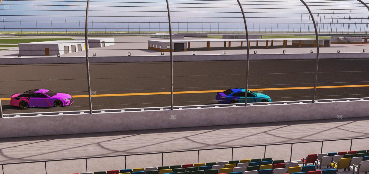 Daytona International Speedway - Section Front 112 Seat View