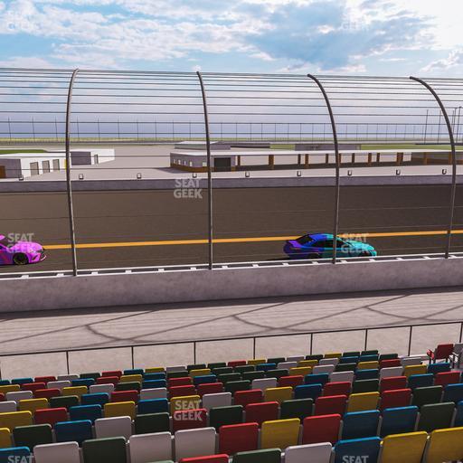 Daytona International Speedway - Section Front 112 Seat View