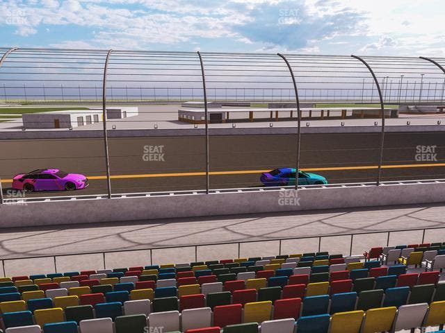 Daytona International Speedway - Section Front 112 Seat View