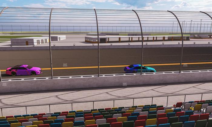 Daytona International Speedway - Section Front 112 Seat View