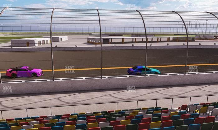 Daytona International Speedway - Section Front 112 Seat View
